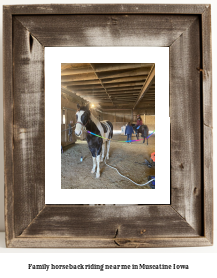 family horseback riding near me in Muscatine, Iowa